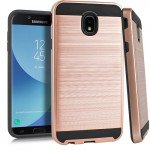 Wholesale Galaxy J3 (2018), Achieve, Star, Galaxy Express Prime Armor Hybrid Case (Rose Gold)